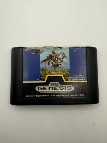 Warsong (Sega Genesis, 1991) Authentic Game Cartridge Tested Working