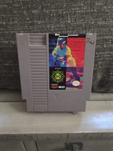 Bo Jackson Baseball Nintendo NES Game - TESTED - Fast Shipping