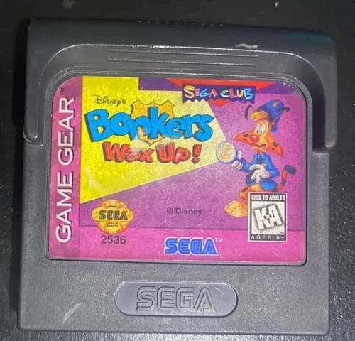 Bonkers: Wax Up - Sega Game Gear - Sega - Acceptable Condition