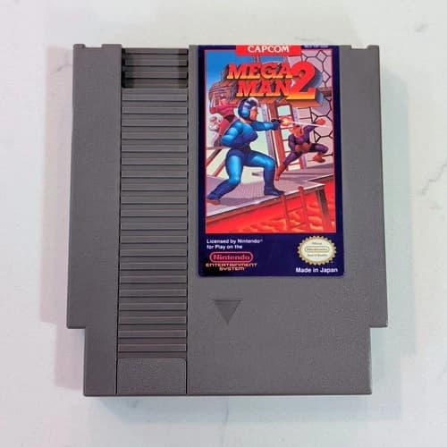 Mega Man 2 (Nintendo NES, 1989) Authentic Cartridge - Cleaned & Tested