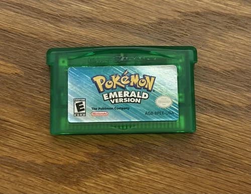 Pokemon Emerald Version Authentic Nintendo Game Boy Advance GBA Tested