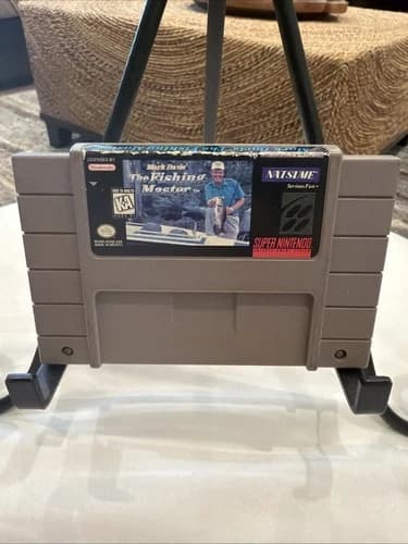 Mark Davis’ The Fishing Master (Super Nintendo SNES) Cartridge Only! Works!