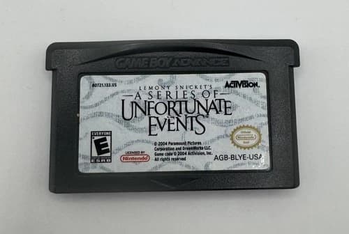 Nintendo GBA Lemony Snicket's A Series of Unfortunate Events Cart Only Gameboy