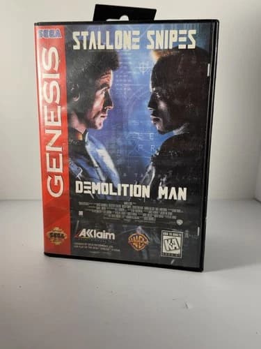 Demolition Man Sega Genesis 1995 CIB Complete w/ Reg Card, All Inserts