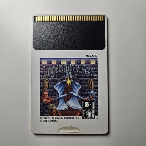 Legendary Axe II (TurboGrafx-16, 1990) Cart Only Tested Works