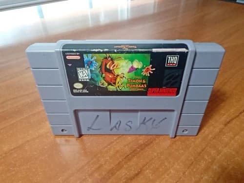 Disney's Timon & Pumbaa's Jungle Games (Super Nintendo SNES, 1997) *TESTED*