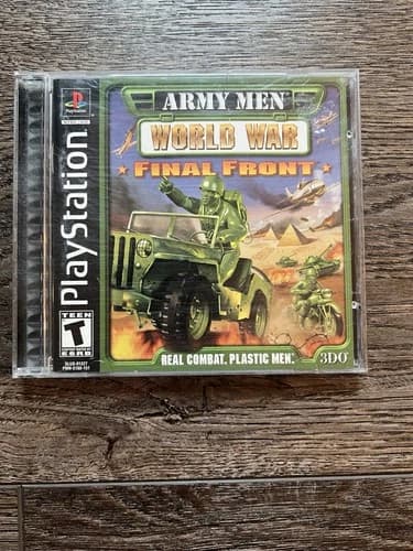 Army Men World War Final Front (Sony PlayStation 1 PS1, 2001) CIB