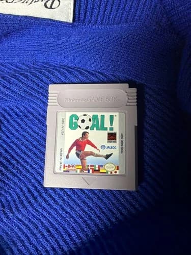 Goal Game Boy Original Authentic Nintendo GB Handheld Soccer Game