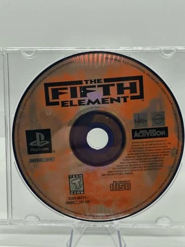 THE FIFTH ELEMENT Sony PlayStation 1 PS1 1998 Disc ONLY