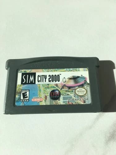 SimCity 2000 (Nintendo Game Boy Advance, 2003) Authentic Cart Only Tested Works