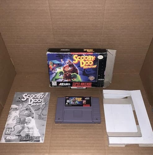 Scooby-Doo Mystery (Super Nintendo, 1995) SNES CIB Tested!