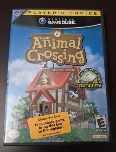 Used Animal Crossing (Nintendo GameCube, 2002) CIB, INCLUDES MEMORY CARD