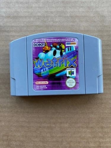 N64 WETRIX GAME TESTED AND WORKING NINTENDO 64