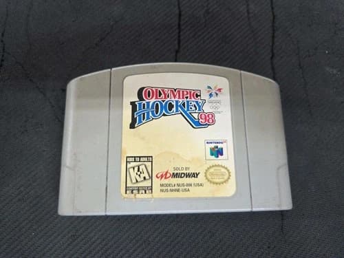 Olympic Hockey 98 (N64 Nintendo 64) Authentic Cartridge Only Free Shipping