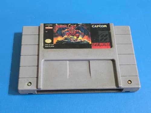 301: Demon's Crest (Super Nintendo SNES) Authentic & Tested