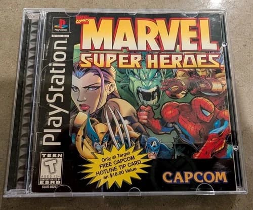 PS1 Marvel Super Heroes (Sony PlayStation 1) - Complete