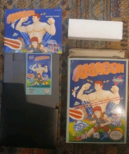 Amagon (Nintendo Entertainment System, 1989) NES Complete CIB Tested & Working