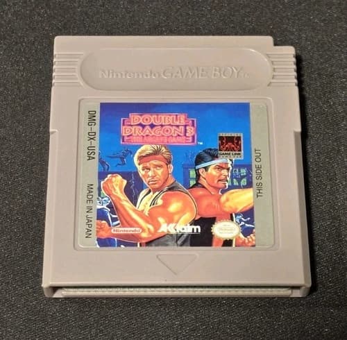Double Dragon 3 The Arcade Game Nintendo Game Boy Authentic Tested Working