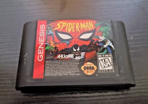 Spider-Man the Animated Series (Sega Genesis, 1994) Authentic Cart Only