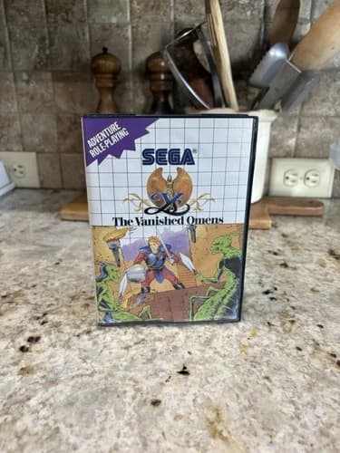 Ys: The Vanished Omens Sega Master System 1988 w/ Manual CIB Complete NICE