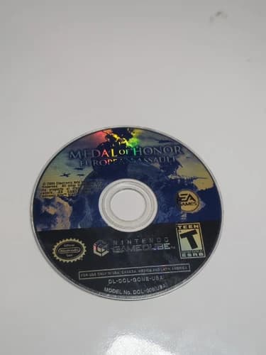 Medal Of Honor European Assault Nintendo Gamecube Game (EA, 2005) Disc Only