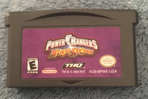Power Rangers: Ninja Storm (Nintendo Game Boy Advance, 2003) TESTED WORKS