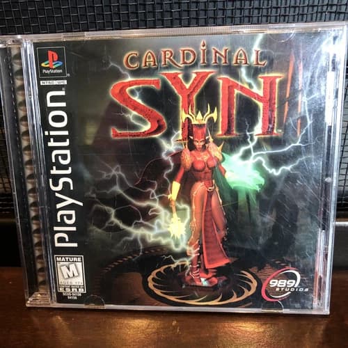 Cardinal Syn PS1 (Sony PlayStation 1, 1998)- CIB - COMPLETE w/ Registration Card