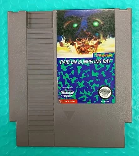 Raid On Bungeling Bay Game Cartridge (1987, NES) Tested & Works