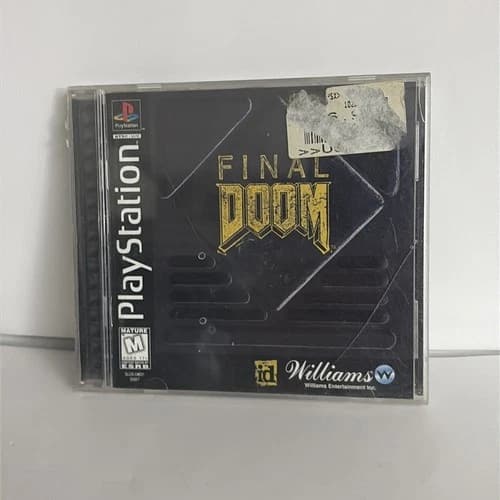 Final Doom (Sony PlayStation 1, 1996) PS1 Complete CIB with Manual Black Label M