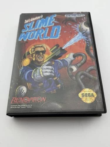 Todd's Adventures in Slime World (Sega Genesis, 1991) Complete CIB Tested READ!