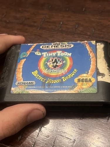 Tiny Toon Adventures Buster's Hidden Treasure (Sega Genesis, 1993) CART ONLY