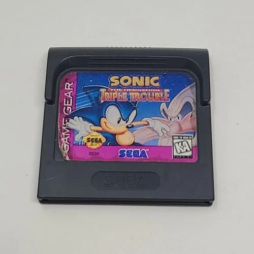 Sonic The Hedgehog Triple Trouble Sega Game Gear - Cartridge Only