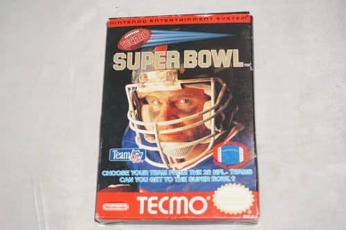 Tecmo Super Bowl (Nintendo NES) Complete in Box CIB