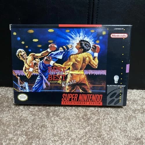 Super Nintendo Best of the Best Championship Karate SNES Game Complete Edition.