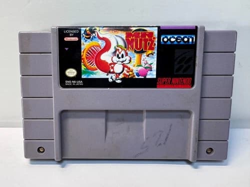 Mr. Nutz (Super Nintendo SNES, 1994) Authentic. Working.