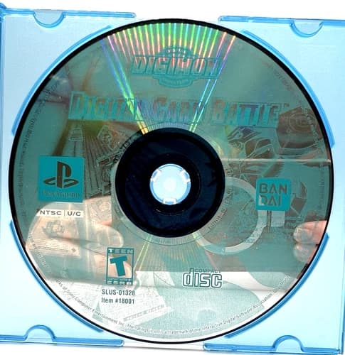 Digimon Digital Card Battle PS1 PlayStation 1 Disc Only