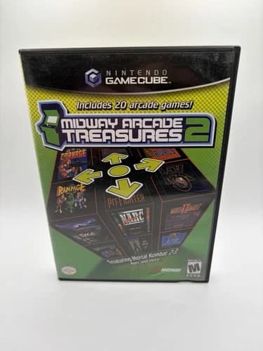 Midway Arcade Treasures 2 (Nintendo GameCube, 2004) CIB Complete Tested!