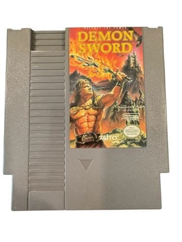 Demon Sword NES Nintendo Entertainment System Video Game Action