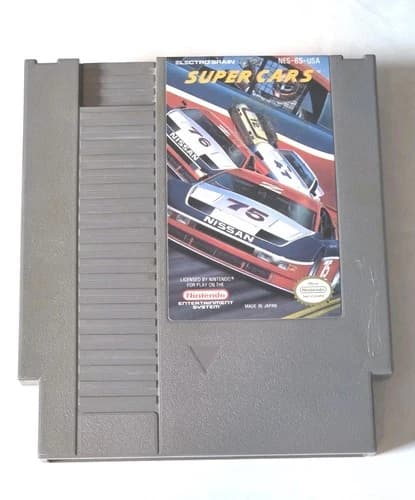 Super Cars (Nintendo Entertainment System, 1991) NES Tested Authentic
