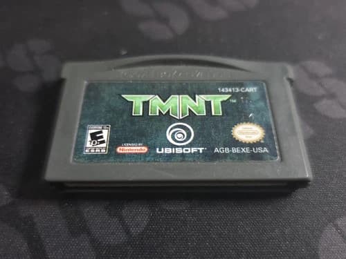 TMNT (Nintendo Game Boy Advance, 2007) Tested Working GBA Turtles UBISOFT