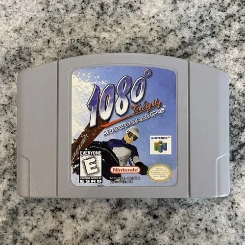 1080° Snowboarding (Nintendo 64, N64, 1998) Authentic Cartridge Tested Working