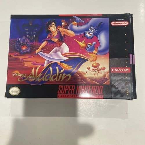 Disney's Aladdin (Super Nintendo Entertainment System, 1993) Complete