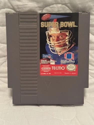 Tecmo Super Bowl (Nintendo NES, 1991) Tested Working NES Cartridge