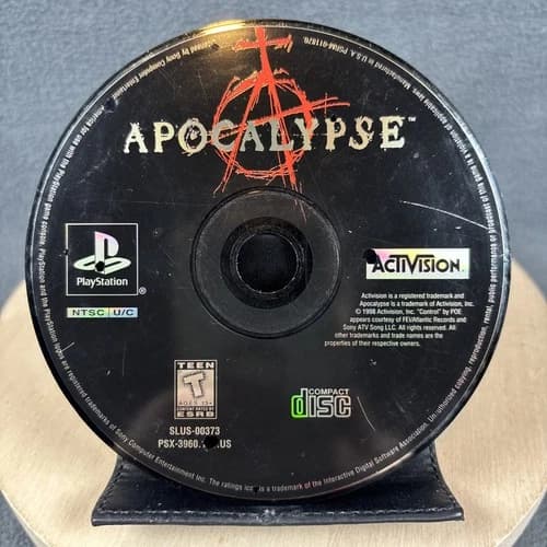 PlayStation 1 - Apocalypse - DISC ONLY - Refurbished, Very Good