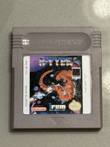 R-Type (Nintendo Game Boy, 1991) Authentic Cartridge TESTED