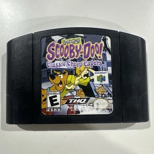 Scooby-Doo Classic Creep Capers Nintendo 64 N64 Authentic Clean Tested