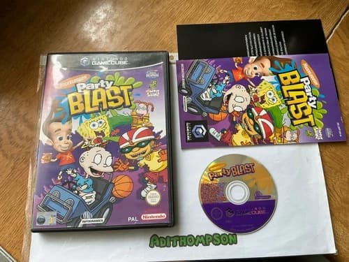 Nickelodeon party blast game nintendo gamecube