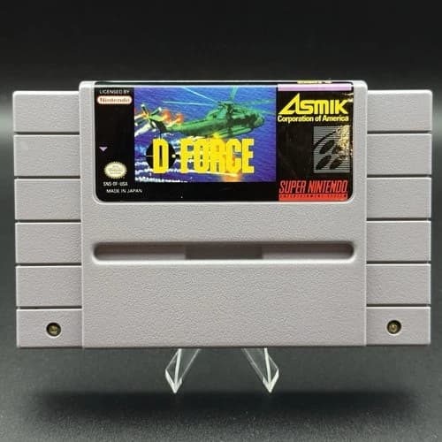 D-Force (Super Nintendo Entertainment System, 1991) Cleaned & Tested