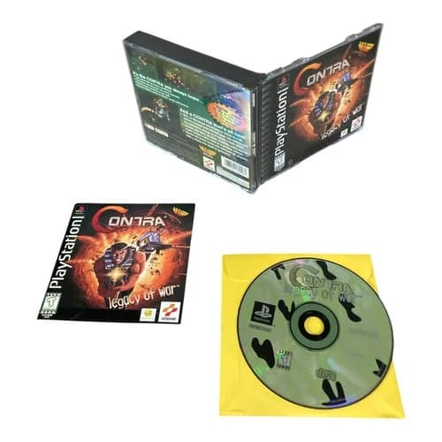 Sony PlayStation 1 PS1 CIB COMPLETE TESTED Contra Legacy of War