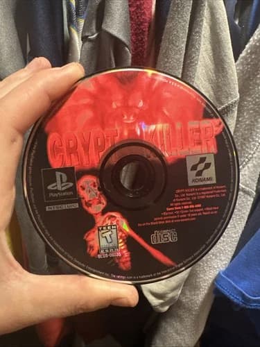 Crypt Killer (Sony PlayStation 1, 1997) - TESTED, DISC ONLY